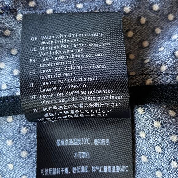 Scotch & Soda Maison Scotch SO CABANA Lightweight blazer, Black polka dot Size 2 - Picture 12 of 13